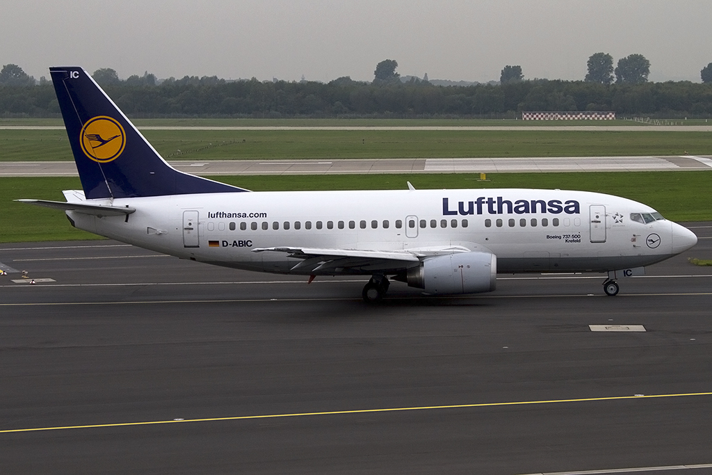 Lufthansa, D-ABIC, Boeing, B737-530, 08.10.2013, DUS, Düsseldorf, Germany 



