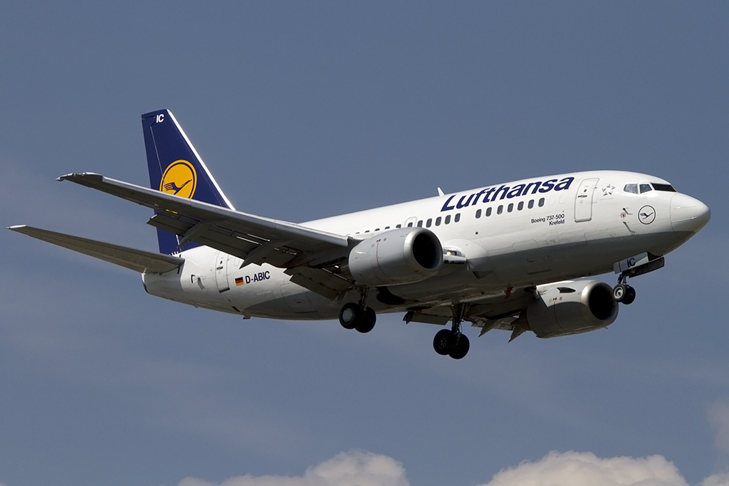 Lufthansa, D-ABIC, Boeing, B737-530, 31.08.2013, GVA, Geneve, Switzerland 







