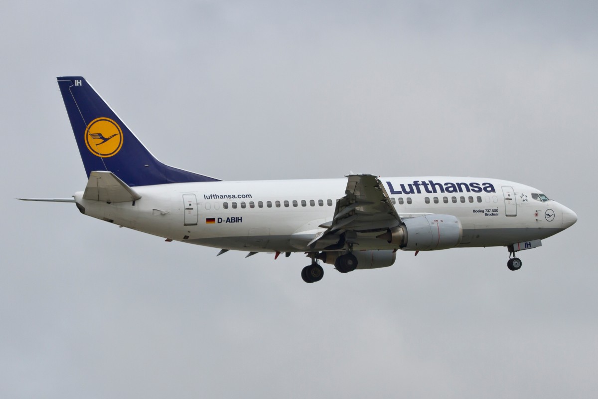 Lufthansa, D-ABIH  Bruchsal , Boeing, 737-500, 15.09.2014, FRA-EDDF, Frankfurt, Germany