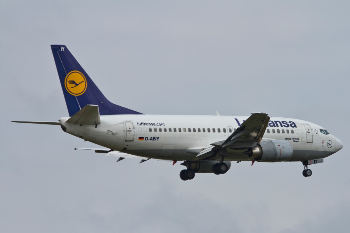 Lufthansa, D-ABIY  Lingen , Boeing, 737-500, 15.09.2014, FRA-EDDF, Frankfurt, Germany 
