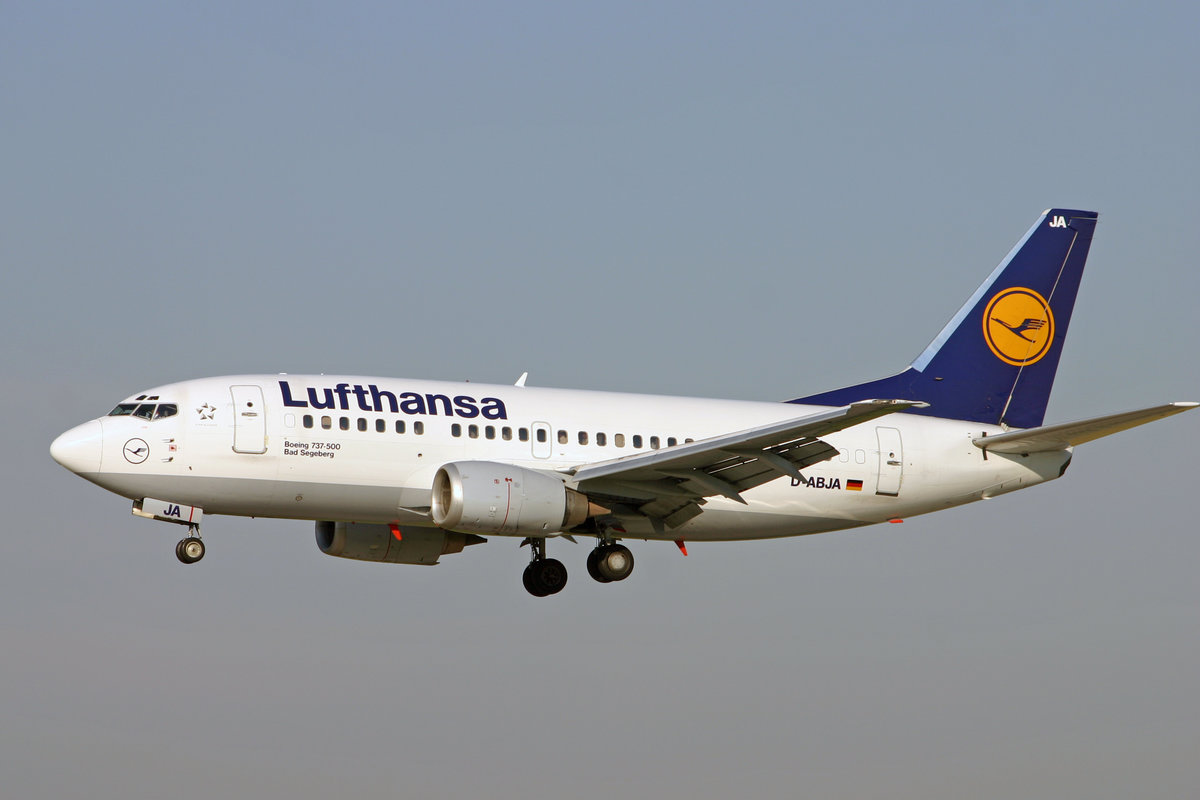 Lufthansa, D-ABJA, Boeing B737-530, msn: 25270/2116,  Bad Segeberg , 22.Juni 2005, ZRH Zürich, Switzerland.