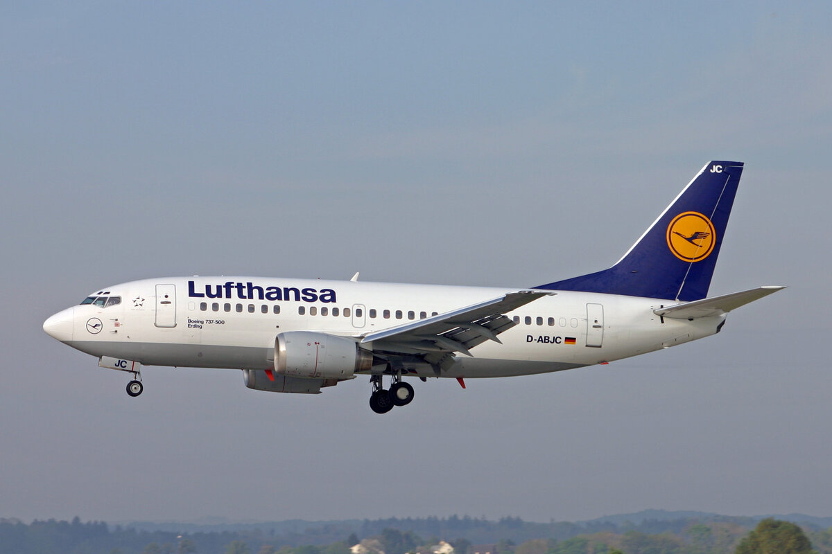 Lufthansa, D-ABJC, Boeing B737-530, msn: 25272/2118,  Erding , 25.April 2007, ZRH Zürich, Switzerland.