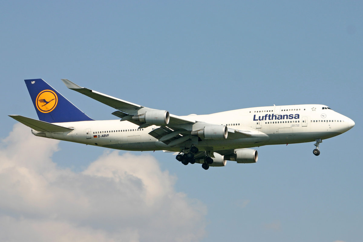 Lufthansa, D-ABVF, Boeing 747-430, msn: 24761/796,  Frankfurt am Main , 18.Mai 2005, FRA Frankfurt, Germany.