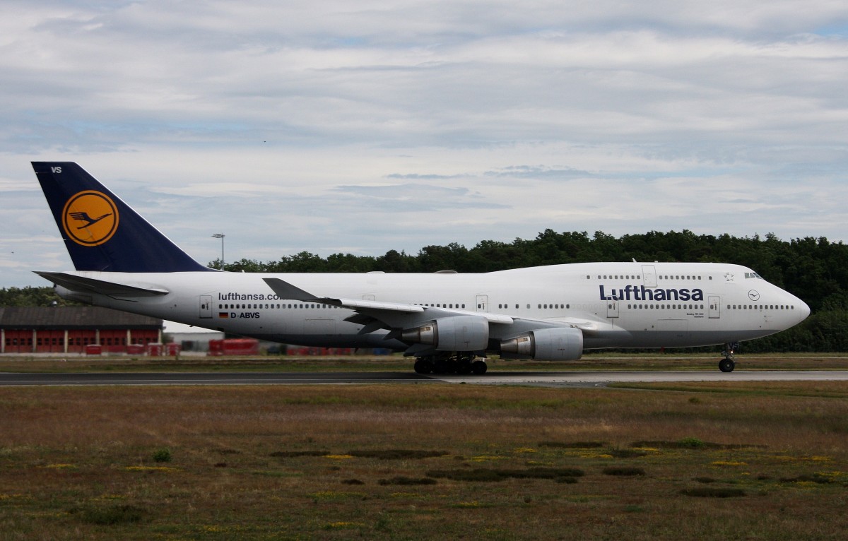 Lufthansa, D-ABVS,(c/n 28286),Boeing 747-430, 02.06.2015, FRA-EDDF, Frankfurt, Germany (Taufname :Saarland) 
