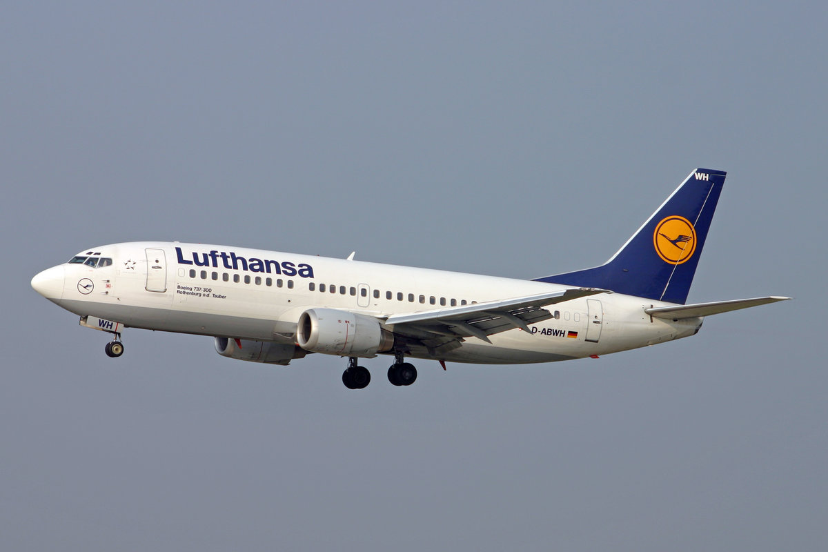 Lufthansa, D-ABWH, Boeing 737-330, msn: 24284/1685,  Rothenburg o. d. Tauber , 20.April 2006, ZRH Zürich, Switzerland.