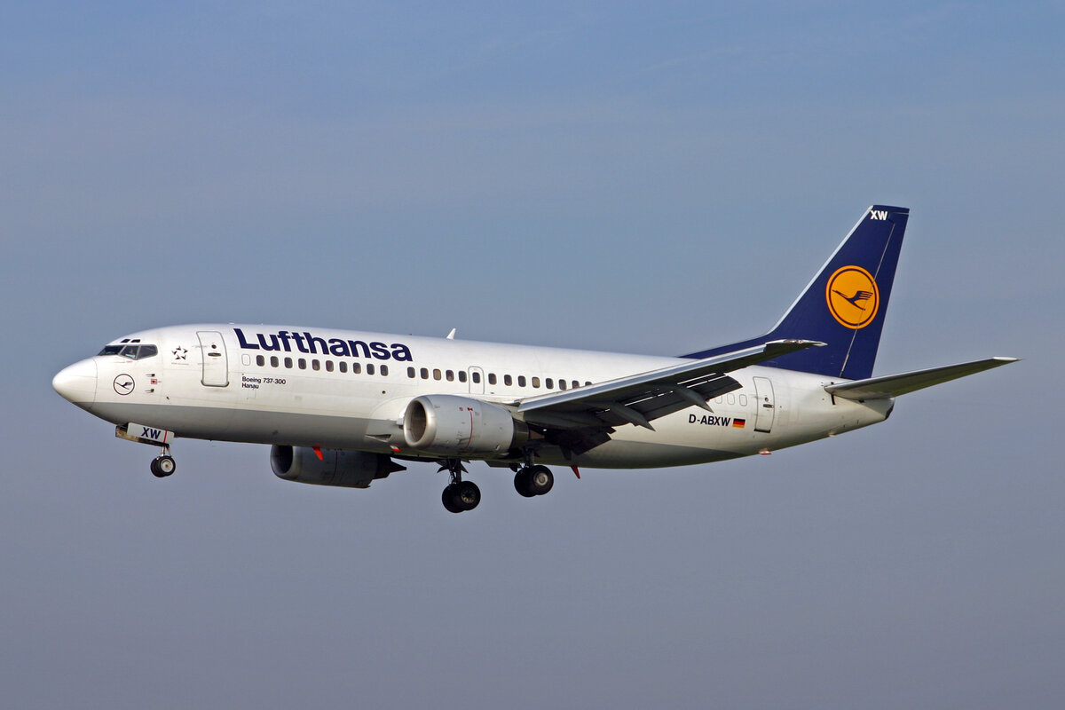 Lufthansa, D-ABXW, Boeing B737-330, msn: 24561/1785,  Hanau , 25.April 2007, ZRH Zürich, Switzerland.