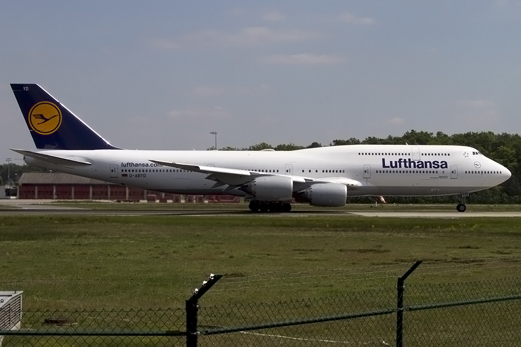Lufthansa, D-ABYD, Boeing, B747-830, 04.05.2014, FRA, Frankfurt, Germany 




