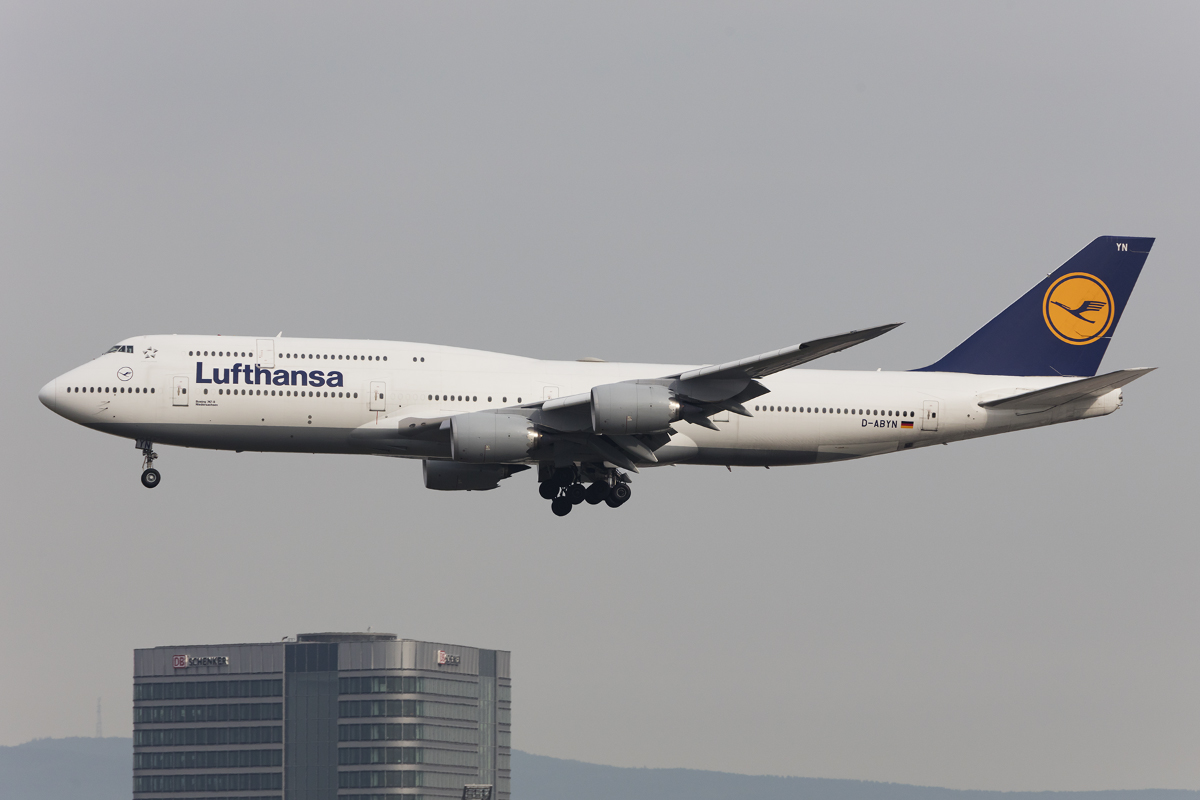 Lufthansa, D-ABYN, Boeing, B747-830, 01.04.2017, FRA, Frankfurt, Germany 



