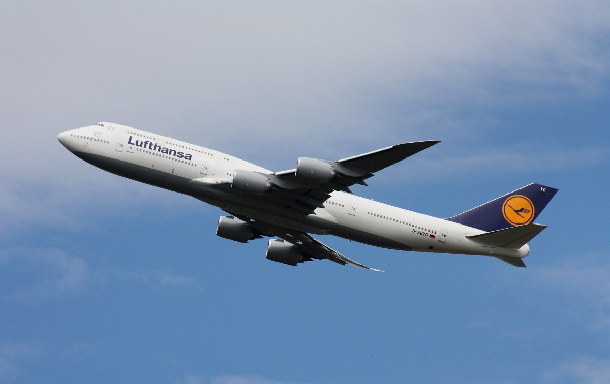 Lufthansa, D-ABYO, (c/n 37841),Boeing 747-830, 02.06.2015, FRA-EDDF, Frankfurt, Germany (Taufname :Saarland).