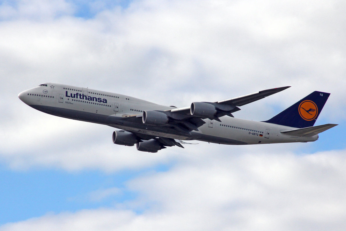 Lufthansa, D-ABYQ, Boeing 747-830,  Schleswig-Holstein , 20.Mai 2017, FRA Frankfurt am Main, Germany.