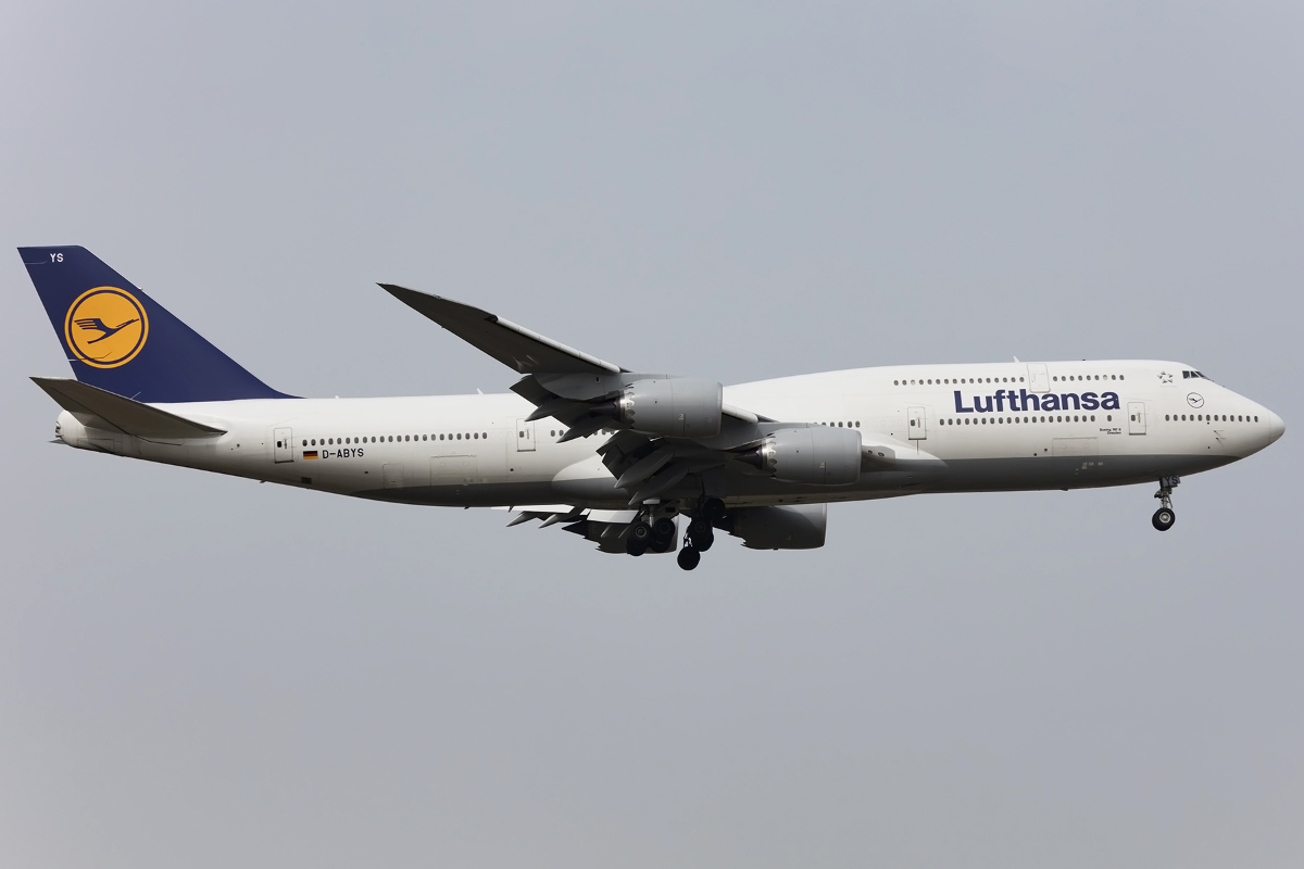 Lufthansa, D-ABYS, Boeing, B747-830, 02.04.2016, FRA, Frankfurt, Germany 


