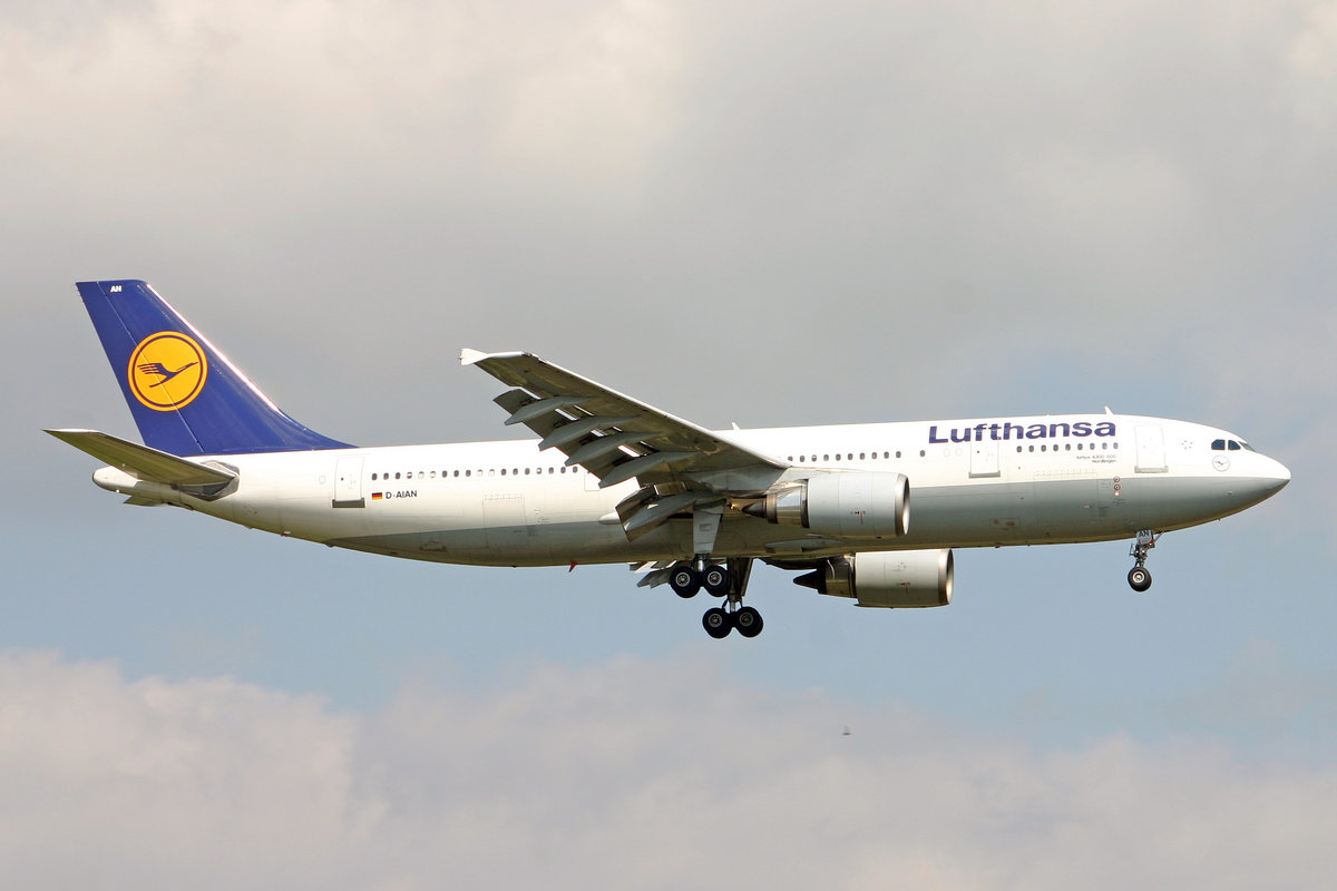 Lufthansa, D-AIAN, Airbus A300-603, msn: 411,  Nördlingen , 20.Mai 2005, FRA Frankfurt, Germany.