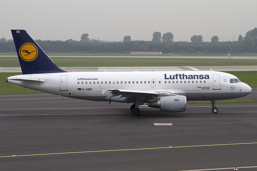 Lufthansa, D-AIBE, Airbus, A319-112, 08.10.2013, DUS, Düsseldorf, Germany 

