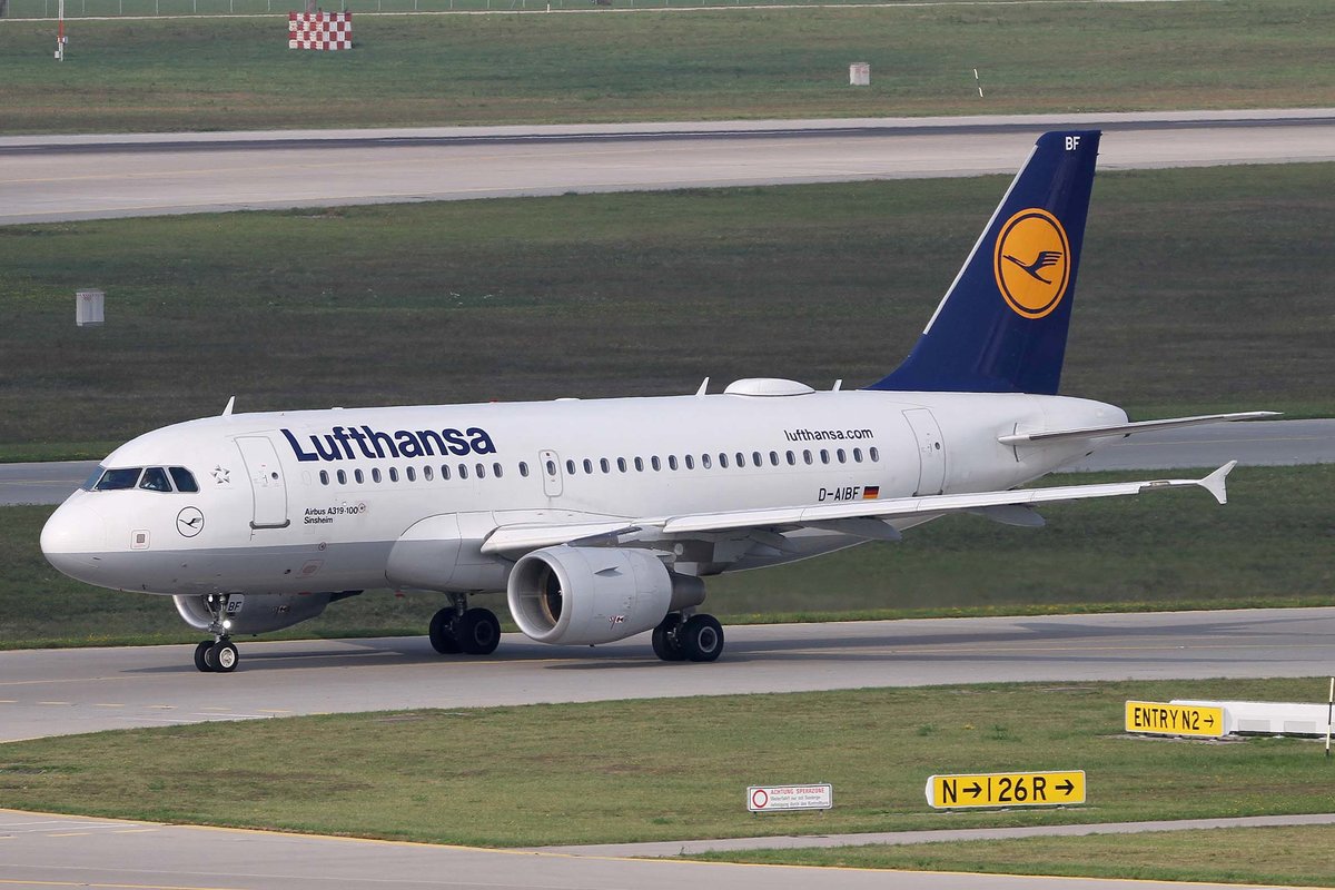 Lufthansa, D-AIBF, Airbus, A 319-112,  Sinsheim , MUC-EDDM, München, 05.09.2018, Germany