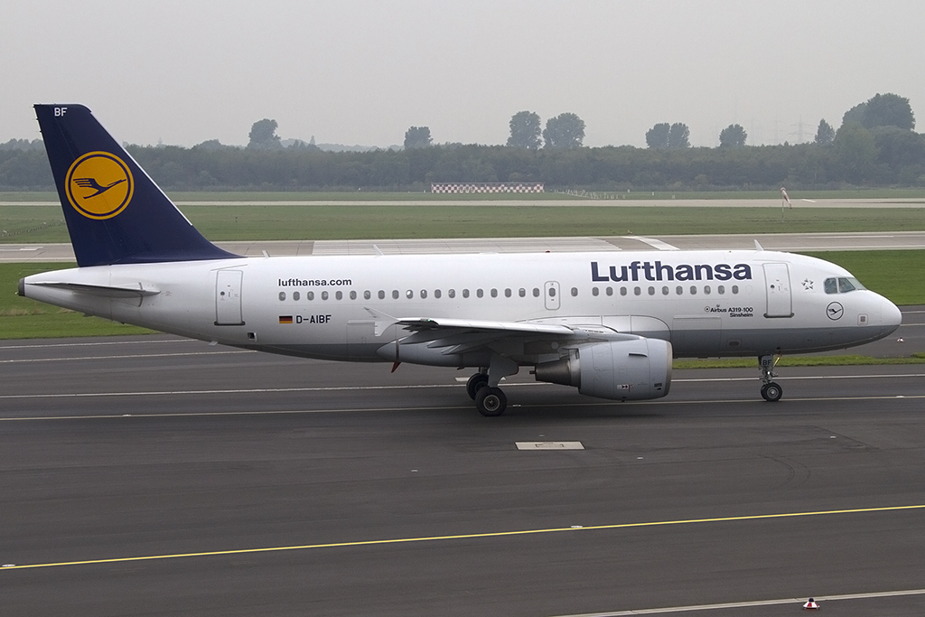 Lufthansa, D-AIBF, Airbus, A319-112, 08.10.2013, DUS, Düsseldorf, Germany 


