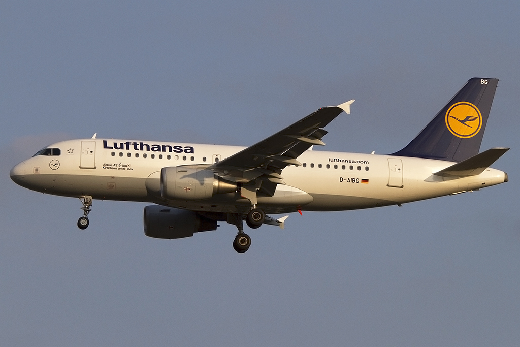 Lufthansa, D-AIBG, Airbus, A319-112, 08.06.2015, FRA, Frankfurt, Germany 


