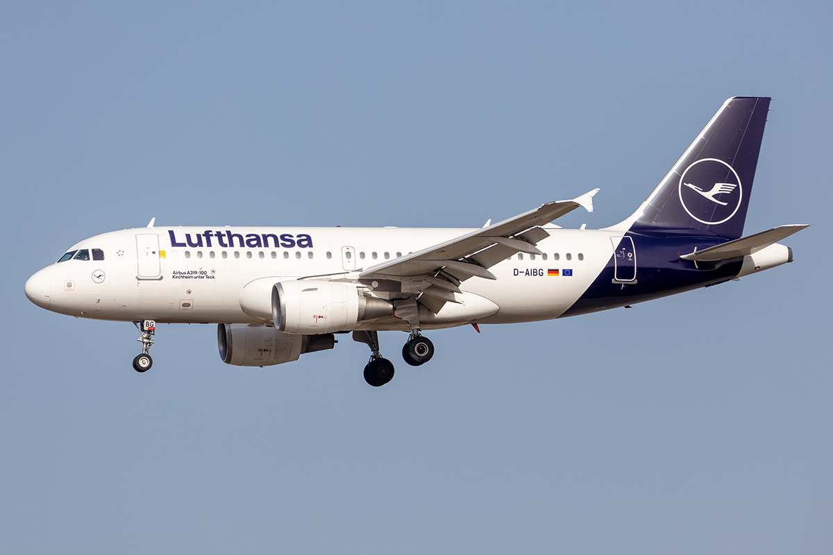 Lufthansa, D-AIBG, Airbus, A319-112, 24.02.2021, FRA, Frankfurt, Germany