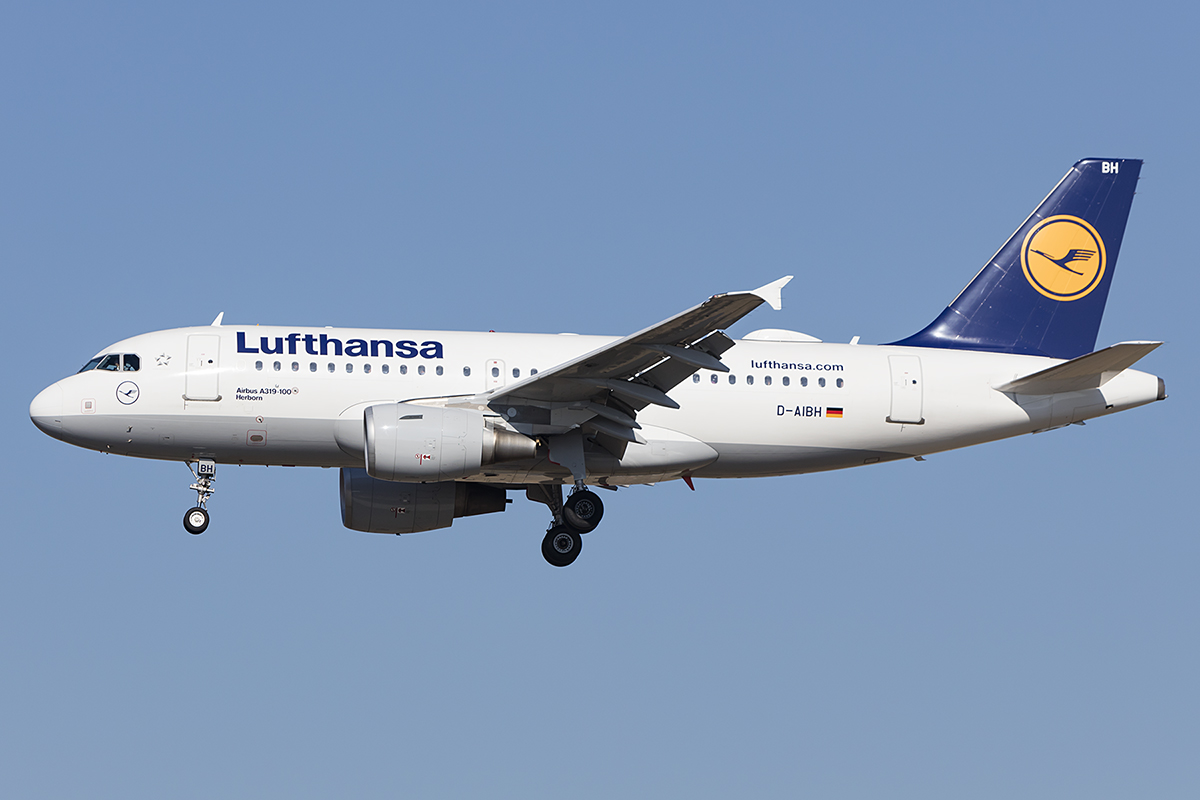 Lufthansa, D-AIBH, Airbus, A319-112, 14.10.2018, FRA, Frankfurt, Germany 




