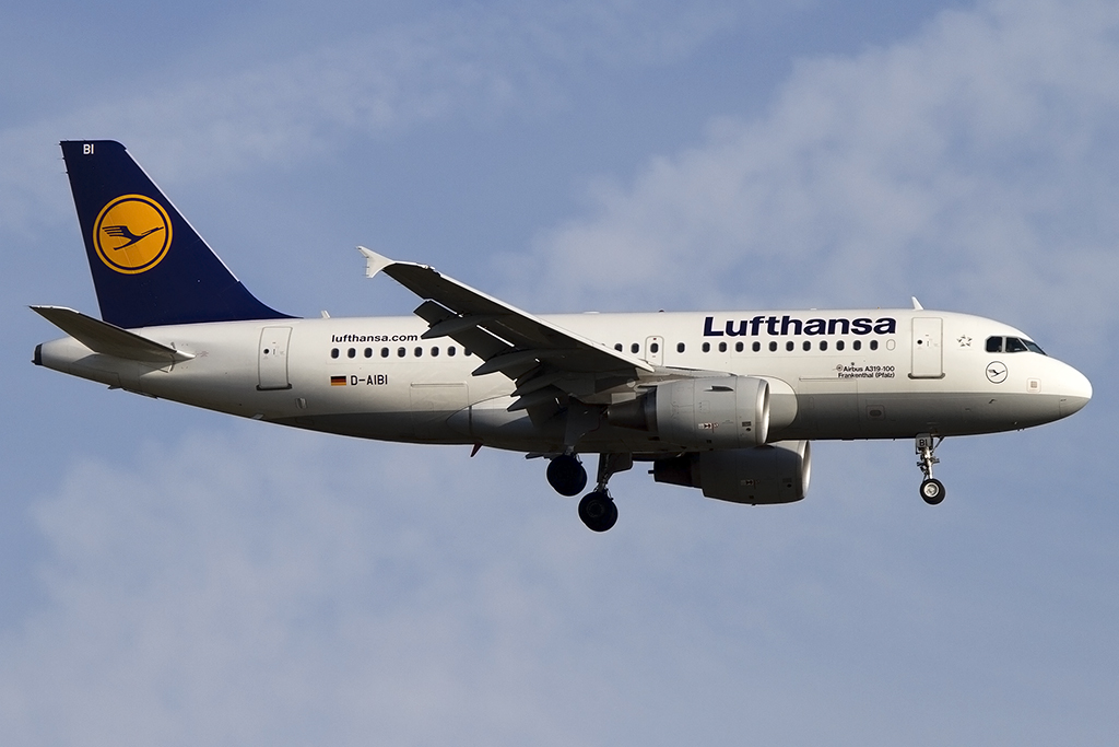 Lufthansa, D-AIBI, Airbus, A319-112, 19.04.2015, FRA, Frankfurt, Germany 




