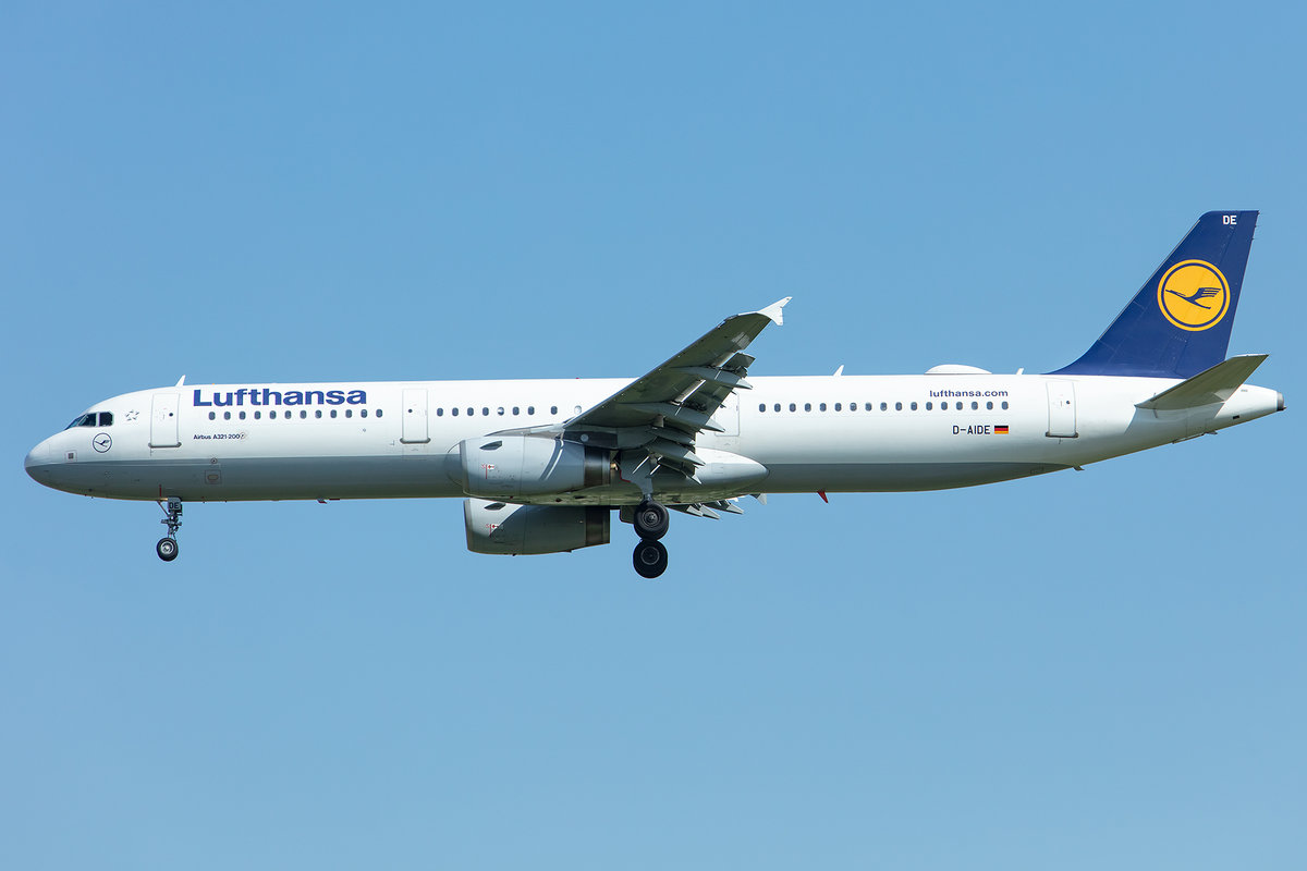Lufthansa, D-AIDE, Airbus, A321-231, 02.05.2019, MUC, München, Germany





