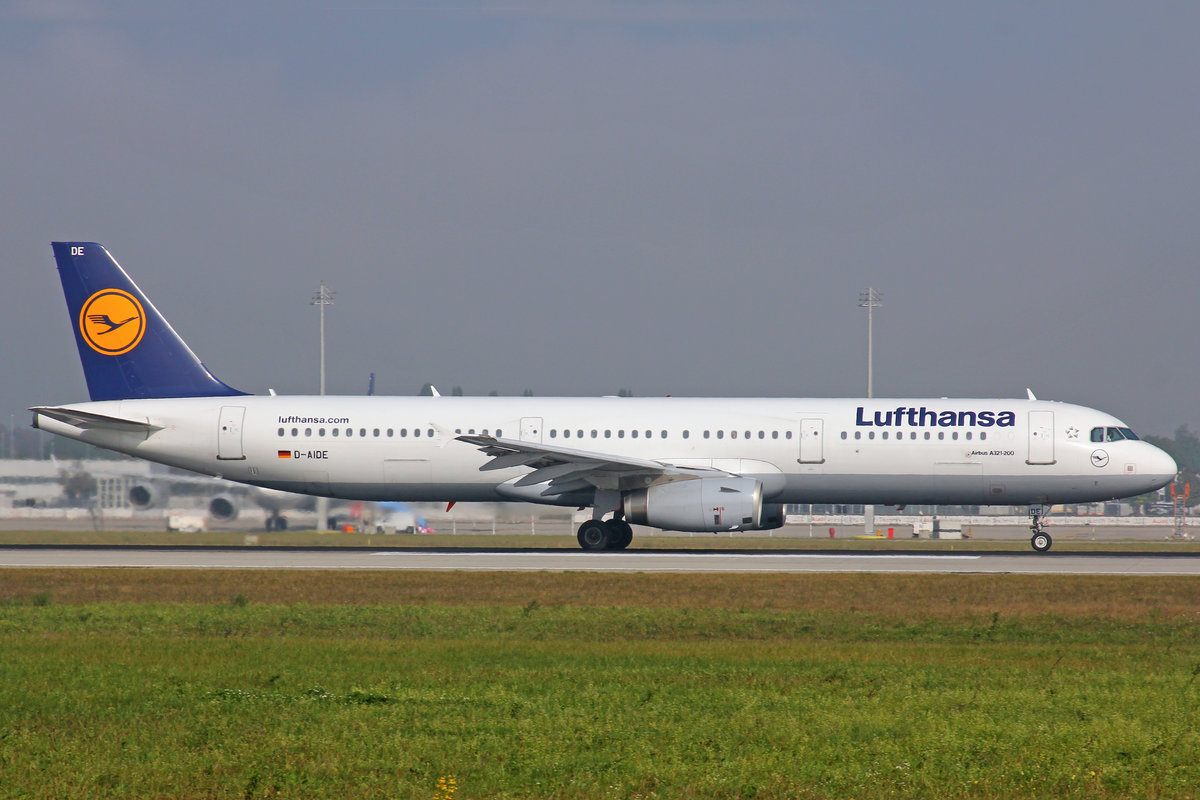 Lufthansa, D-AIDE, Airbus A321-231, 24.September 2016, MUC München, Germany.