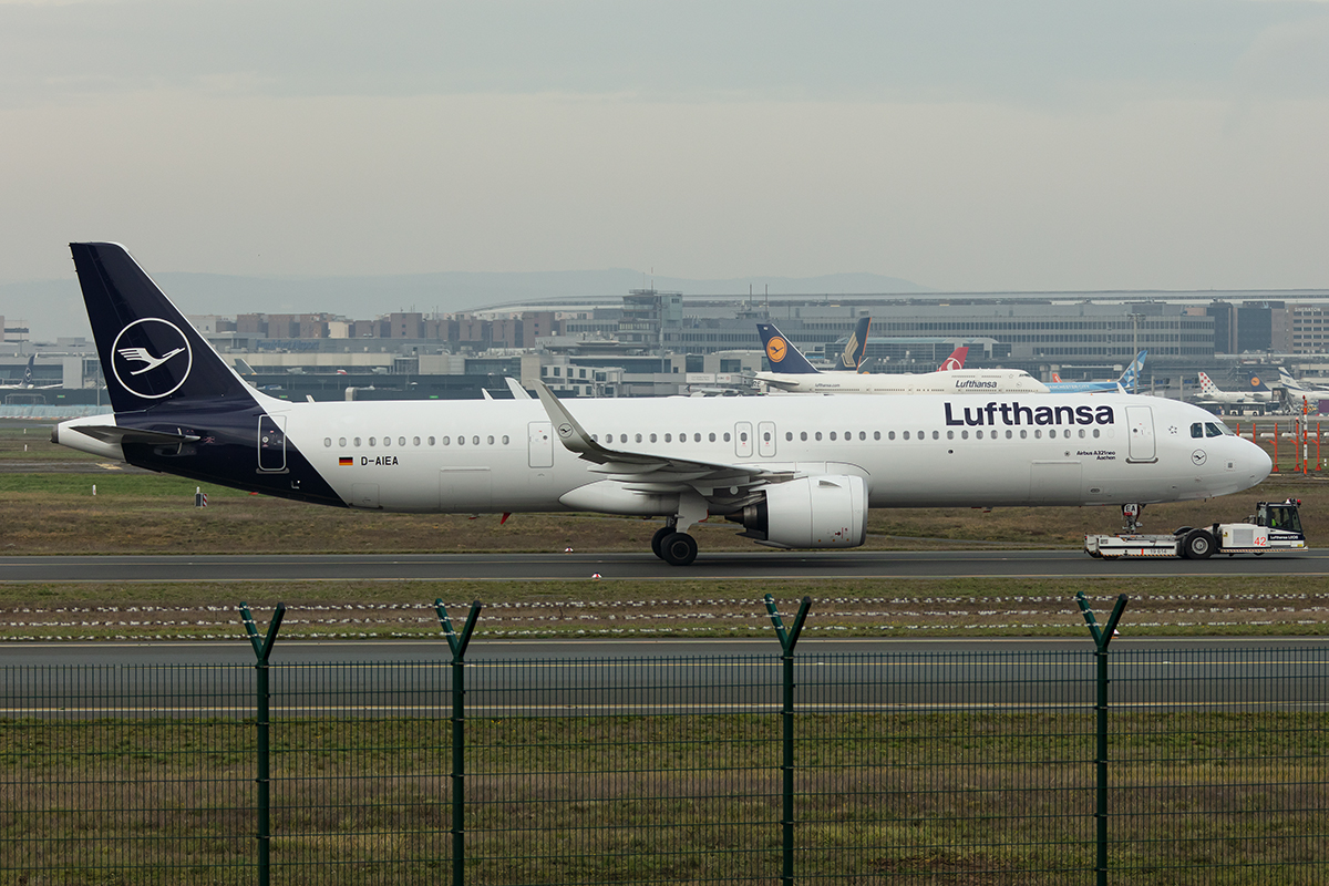 Lufthansa, D-AIEA, Airbus, A321-271NX, 24.11.2019, FRA, Frankfurt, Germany



