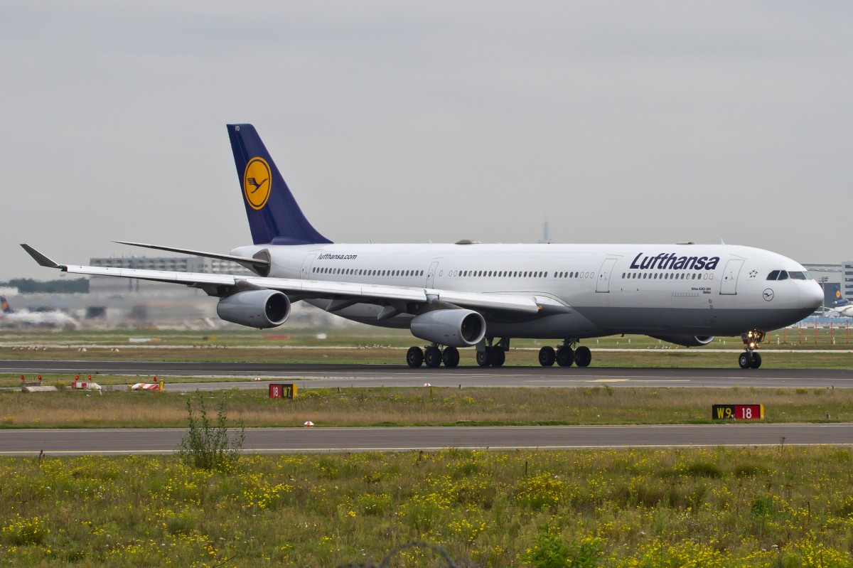 Lufthansa, D-AIFD  Gießen , Airbus, A 340-300, 15.09.2014, FRA-EDDF, Frankfurt, Germany 