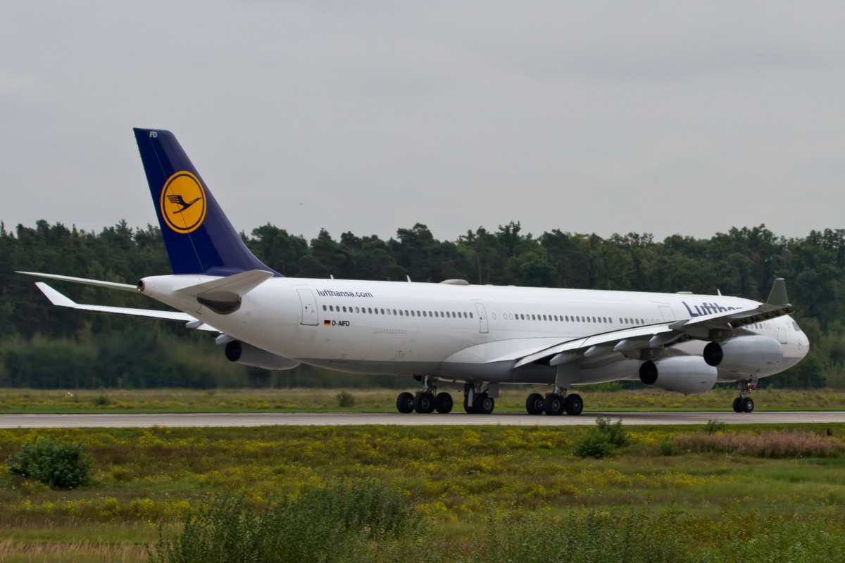Lufthansa, D-AIFD  Gießen , Airbus, A 340-300, 15.09.2014, FRA-EDDF, Frankfurt, Germany 
