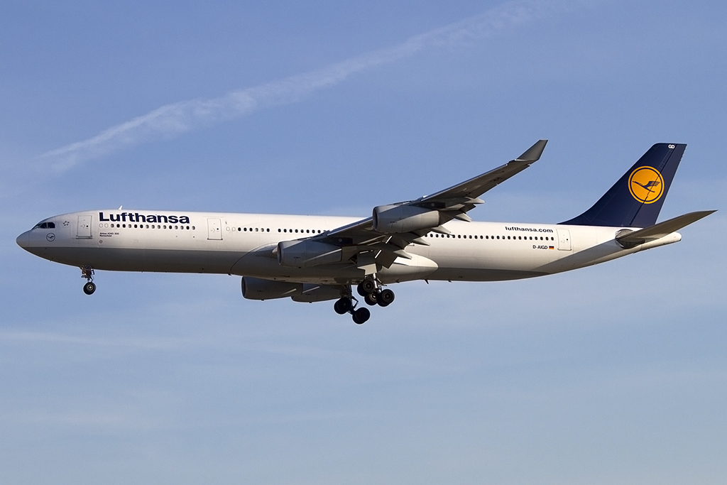 Lufthansa, D-AIGD, Airbus, A340-311, 16.08.2013, FRA, Frankfurt, Germany






