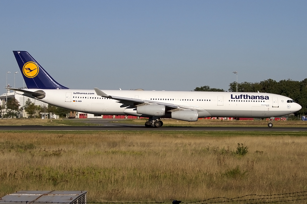 Lufthansa, D-AIGI, Airbus, A340-311, 05.09.2013, FRA, Frankfurt, Germany 



