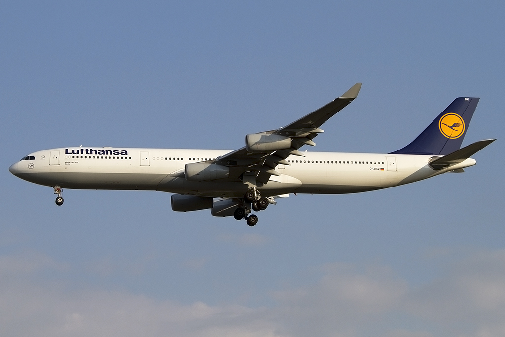 Lufthansa, D-AIGM, Airbus, A340-313, 08.06.2015, FRA, Frankfurt, Germany 





