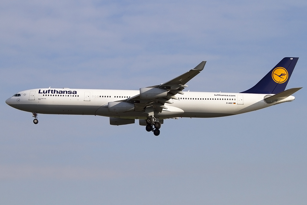 Lufthansa, D-AIGY, Airbus, A340-313, 02.05.2015, FRA, Frankfurt, Germany 



