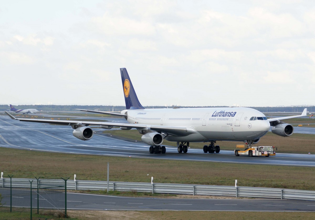 Lufthansa, D-AIGY  Lnen , Airbus, A 340-300, 18.04.2014, FRA-EDDF, Frankfurt, Germany



