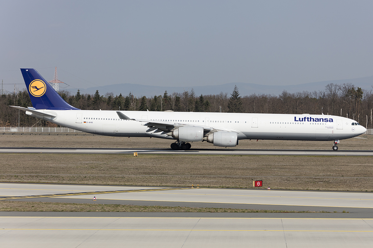 Lufthansa, D-AIHB, Airbus, A340-642, 31.03.2019, FRA, Frankfurt, Germany 

