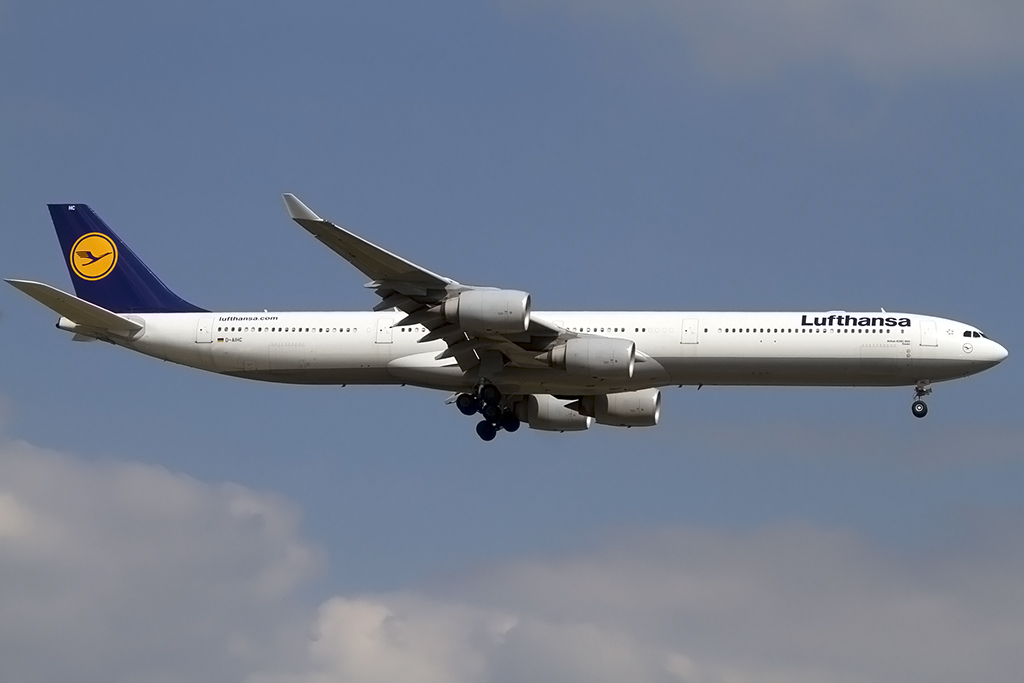 Lufthansa, D-AIHC, Airbus, A340-642, 04.05.2014, FRA, Frankfurt, Germany 




