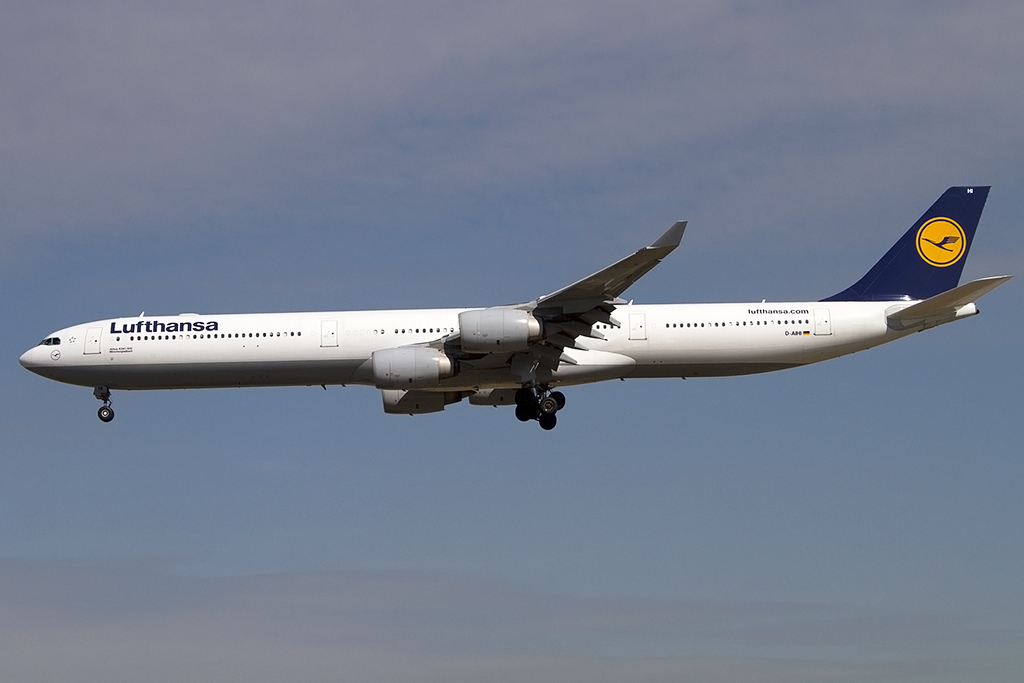 Lufthansa, D-AIHI, Airbus, A340-642, 16.08.2013, FRA, Frankfurt, Germany 





