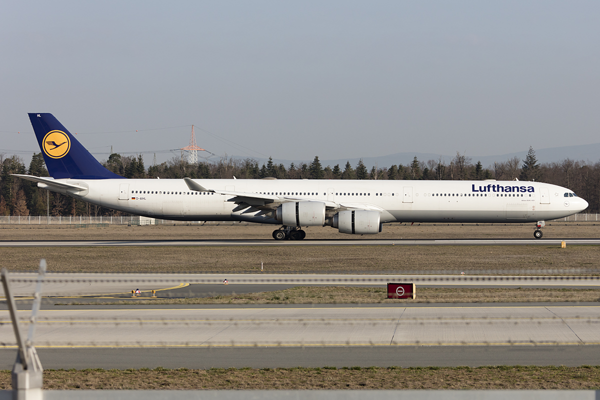 Lufthansa, D-AIHL, Airbus, A340-642, 31.03.2019, FRA, Frankfurt, Germany 




