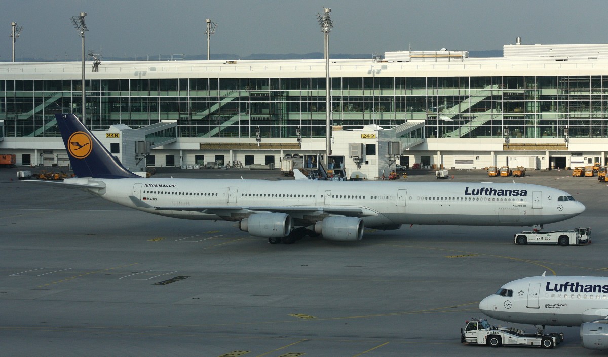 Lufthansa, D-AIHS,(c/n 812),Airbus A 340-642,23.04.2015, MUC-EDDM, München, Germany 