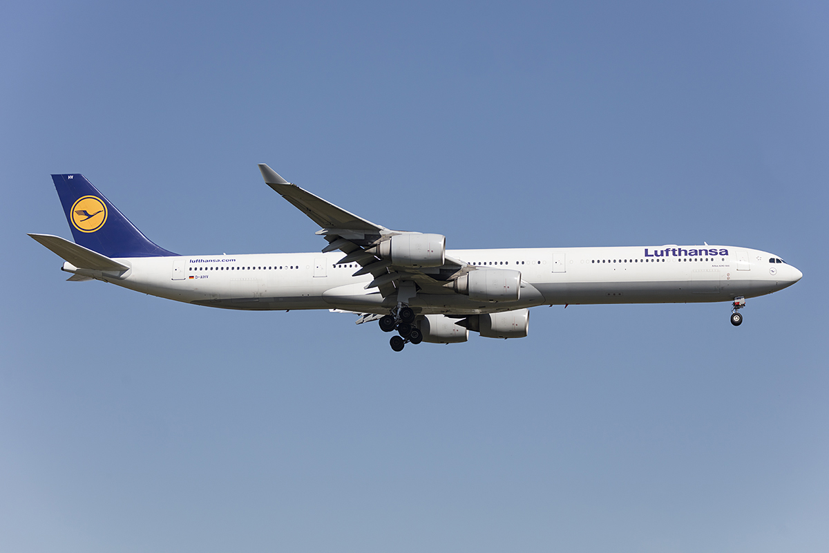 Lufthansa, D-AIHV, Airbus, A340-642X, 18.04.2018, FRA, Frankfurt, Germany 



