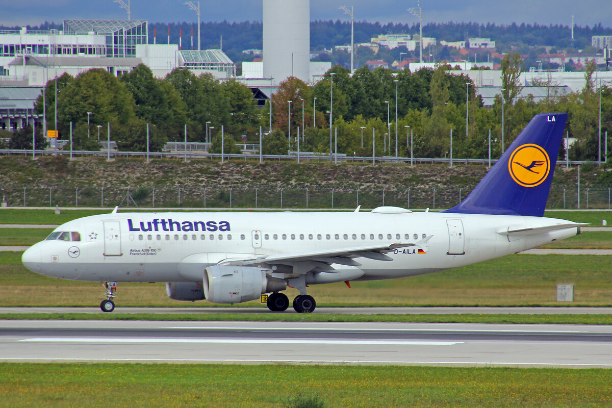 Lufthansa, D-AILA, Airbus A319-114, msn: 609,  Frankfurt(Oder)  10.September 2022, MUC München, Germany.