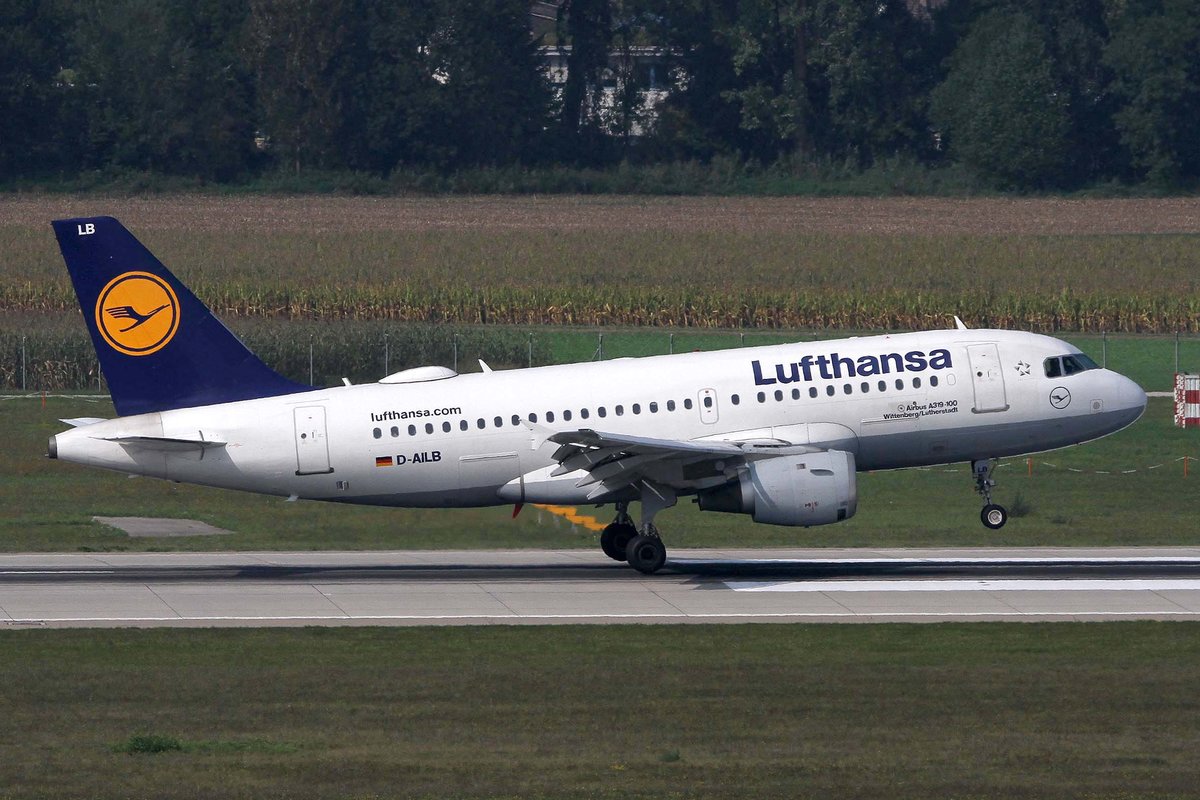 Lufthansa, D-AILB, Airbus, A 319-114,  Wittenberg / Lutherstadt , MUC-EDDM, München, 05.09.2018, Germany