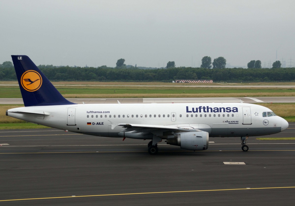 Lufthansa, D-AILE  Kelsterbach , Airbus, A 319-100, 01.07.2013, DUS-EDDL, Düsseldorf, Germany 