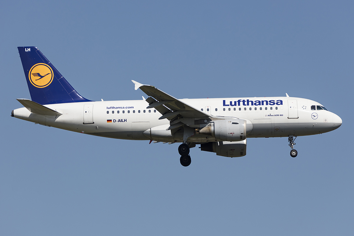 Lufthansa, D-AILH, Airbus, A319-114, 18.04.2018, FRA, Frankfurt, Germany 


