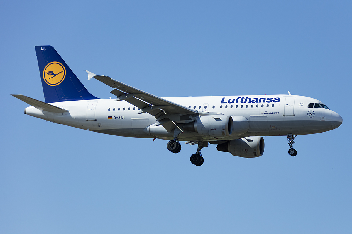 Lufthansa, D-AILI, Airbus, A319-114, 19.04.2019, FRA, Frankfurt, Germany 


