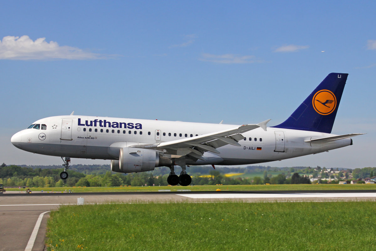 Lufthansa, D-AILI, Airbus A319-114, msn: 0651, 29.April 2018, ZRH Zürich, Switzerland.