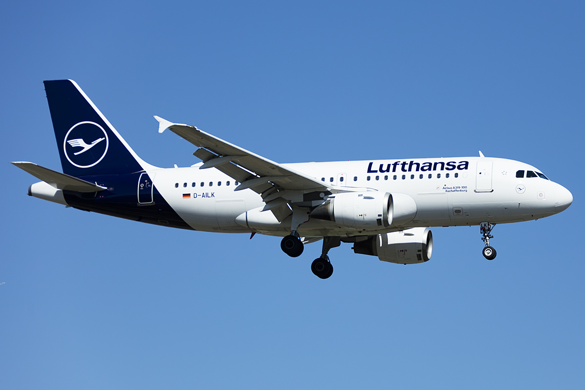Lufthansa, D-AILK, Airbus, A319-114, 19.04.2019, FRA, Frankfurt, Germany 



