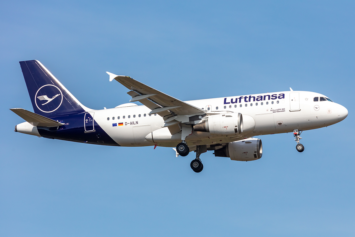 Lufthansa, D-AILN, Airbus, A319-114, 13.09.2021, FRA, Frankfurt, Germany