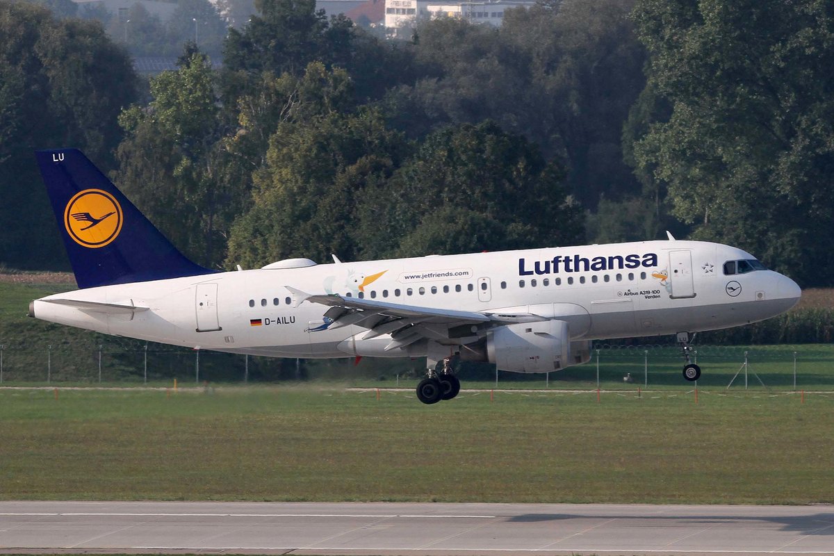 Lufthansa, D-AILU, Airbus, A 319-114,  Verden  ~ LU-St., MUC-EDDM, München, 05.09.2018, Germany