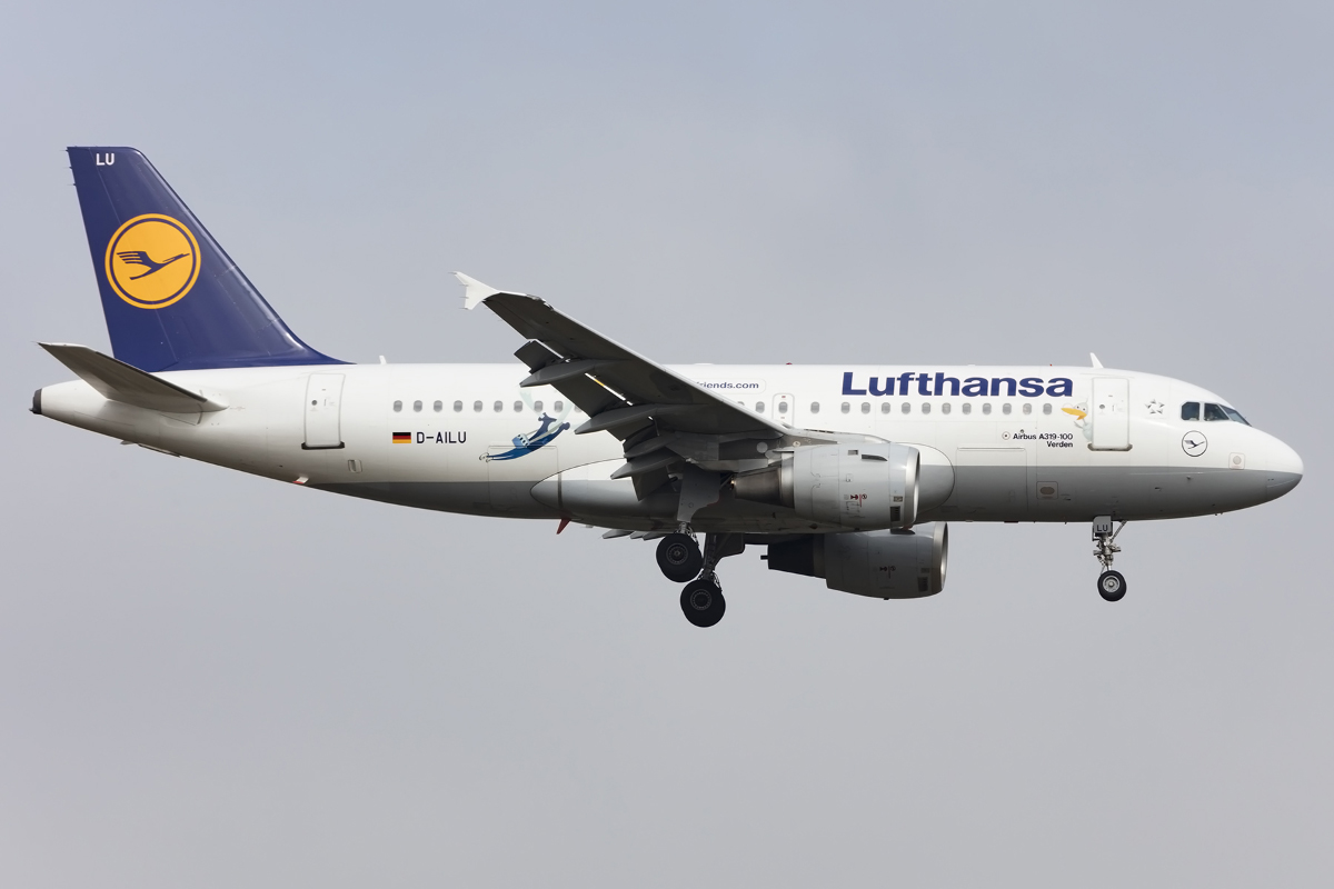 Lufthansa, D-AILU, Airbus, A319-114, 02.04.2016, FRA, Frankfurt, Germany 





