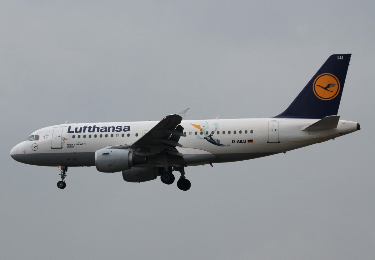 Lufthansa, D-AILU  Verden , Airbus, A 319-100, 23.01.2014, FRA-EDDF, Frankfurt, Germany